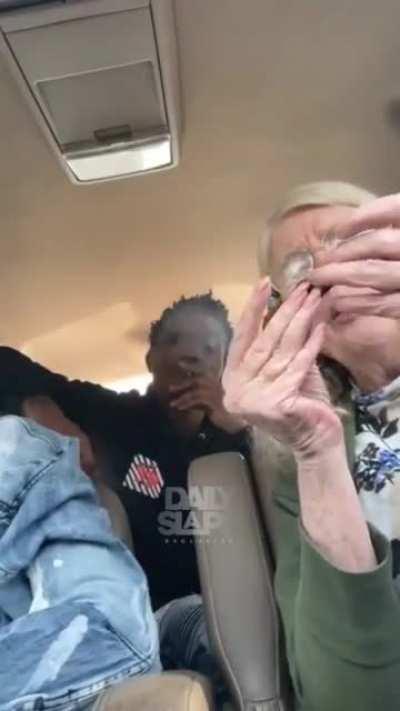 Granny smoking that Opp Pack🤨