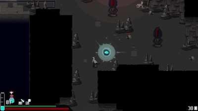 New tool I'm working on for my Godot Action RPG: Bombs! You can whack them around, too.