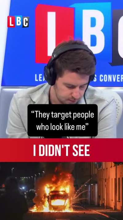 Caller argues with presenter regarding the anti-immigration rioters in Ballymena