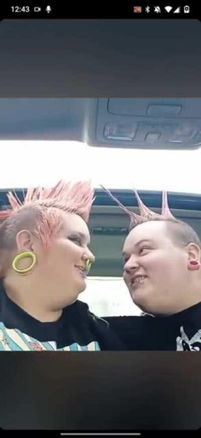 This cool couple seems happier then I'll ever be