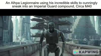 Something something, I am Alpharius