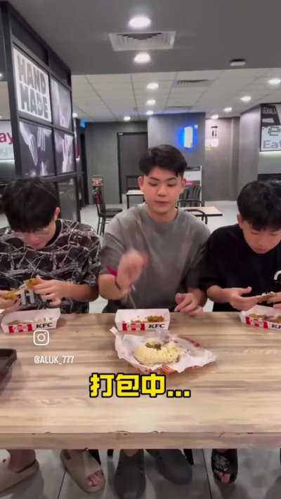 Three social influencers dehumanized a homeless person by giving him a leftover KFC chicken bone.