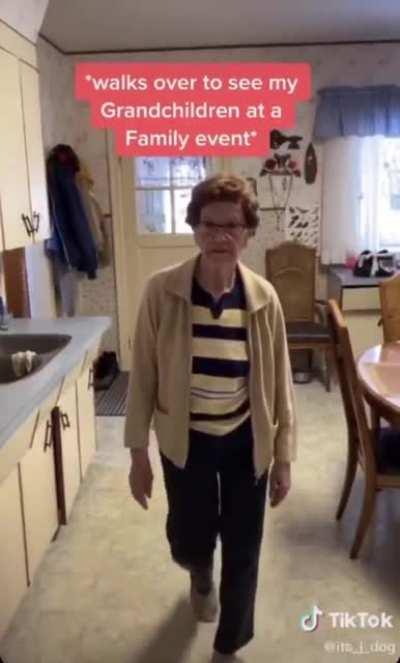 Cool granny on the tok