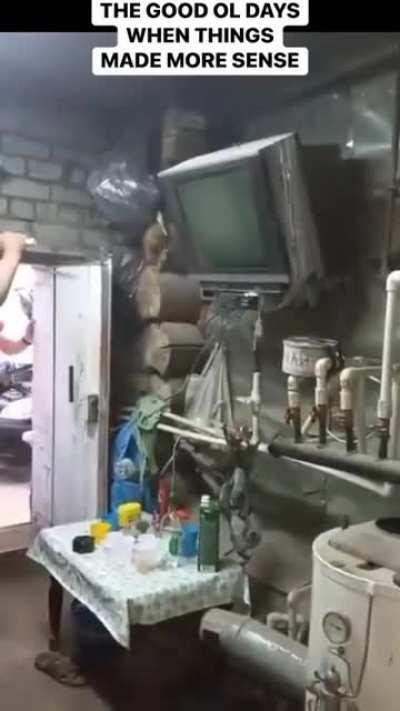 A Slav and His Tv