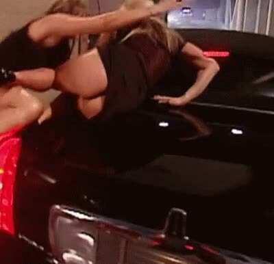 Sable catfighting Stephanie