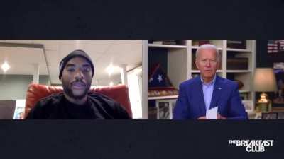 Joe Biden actually said this to a black person today: 