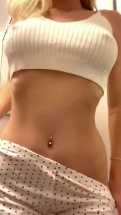 She is having a good time on her flight