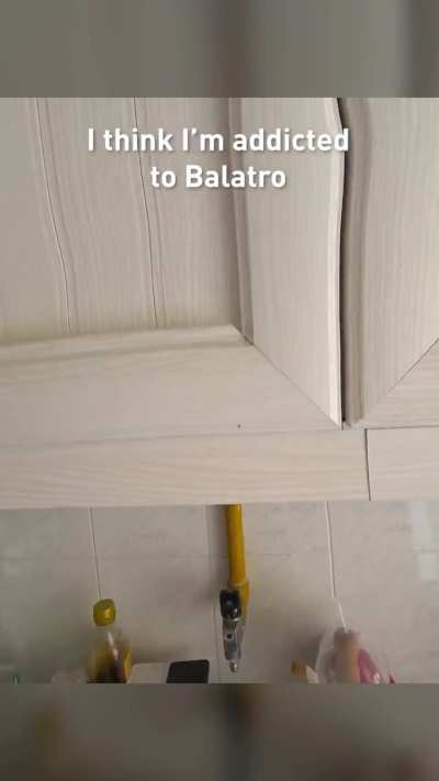 Playing Balatro while cooking in VR because I just can't stop