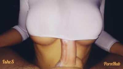 Tit Fuck Inside Her Shirt