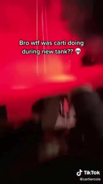 think he was having an asthma attack on stage.. i hope hes okay