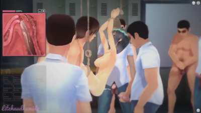 Saya is a gorgeous Japanese porn star with a tight body and a hunger for cock. In this gangbang scene, she takes on multiple men at once, sucking and fucking with abandon. She moans with pleasure as her tight pussy is stretched to its limits, taking cock 