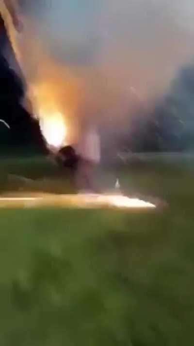 Never seen a firecracker gatling gun me either