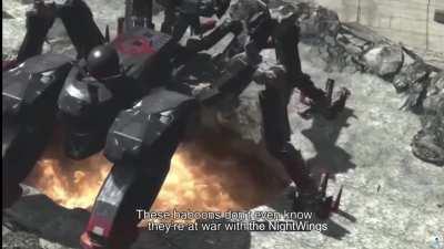 Morrowseer explaining the NightWing plan to Starflight: