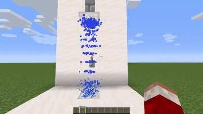 I made a working shower using command blocks