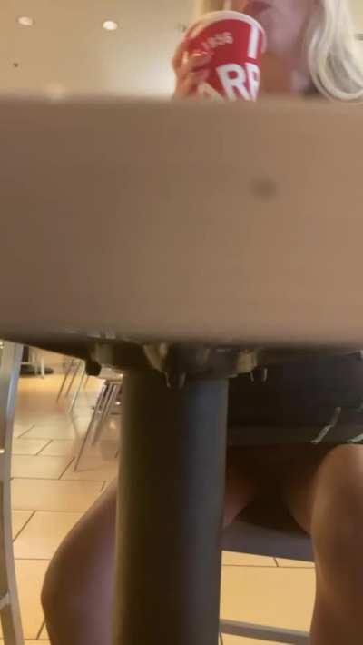 No panties at the mall…just how you like it