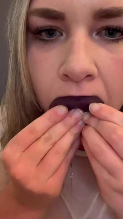 watch the drool drip out of me..