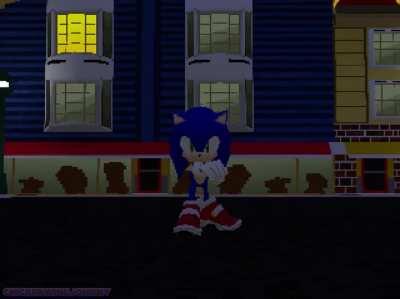 Sonic meets Shadow (SA2) remade with NDS Graphics!