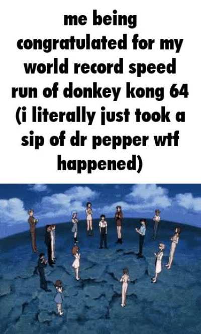 What does Dr Pepper have to do with Donkey Kong 64 Petah?
