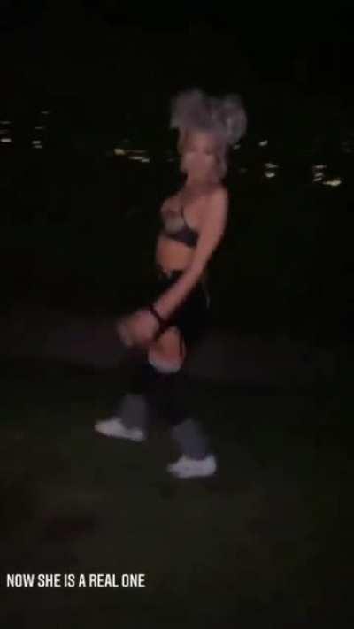 Compilation of Ally Stories in her sexy outfit