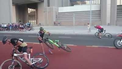 Cyclists trying to fight high winds at the Cape Town Cycle Tour a couple years back