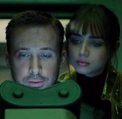 Ana playing Joi in blade runner 2049. 🥰😍