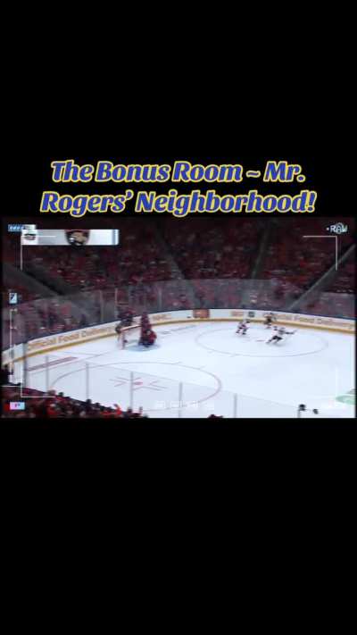 Put him in the net Brad 🏒🥅