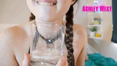 “Okay, now drink up”