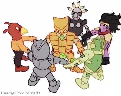 Everybody gangsta until Star Platinum goes lalalala in time stop