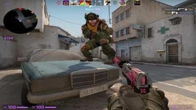 Saw this trick on here, easiest headshot of my life