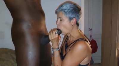 Mom wonderful banging with two black men