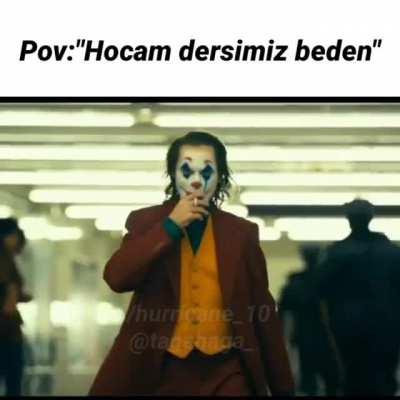 Derse girmeden atiyim dedim.