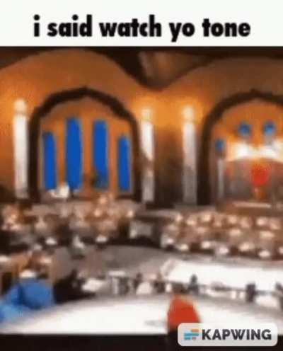 told you to watch it