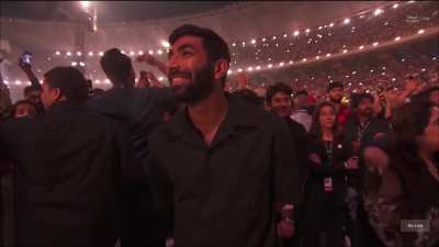 Jasprit Bumrah at the coldplay concert!!