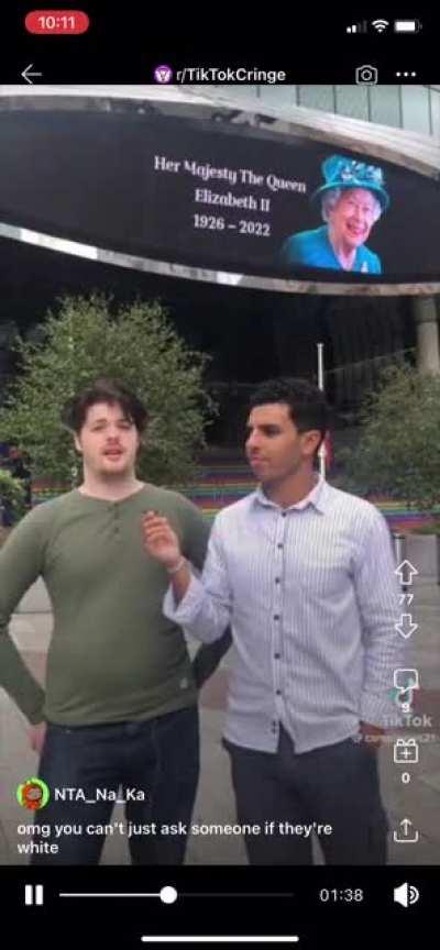 Chad interviewed about his feelings over the queen passing