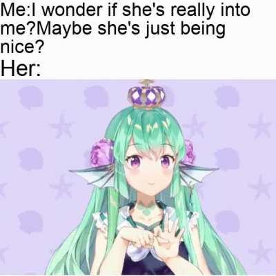 Maybe she's just being very nice