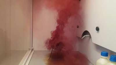 Reaction between iodine and aluminum