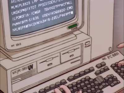 90's anime computers