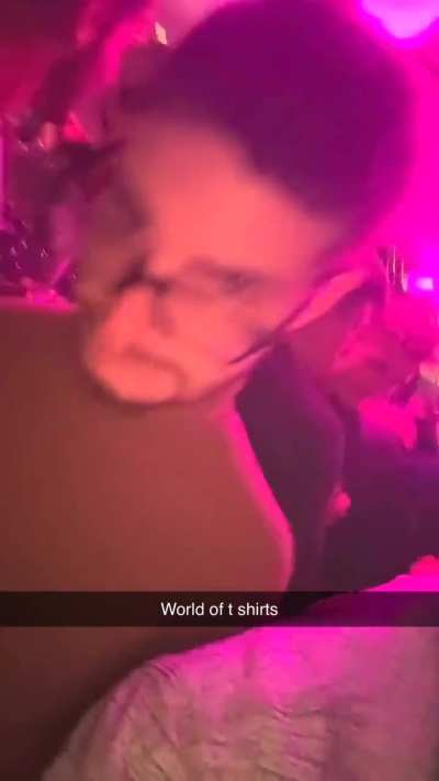 Guess who my brother ran into on NYE