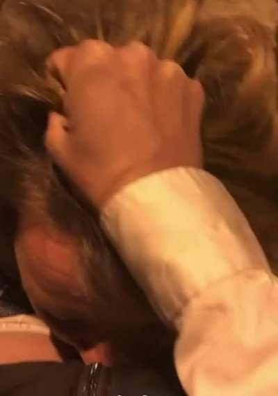 She took me outside....