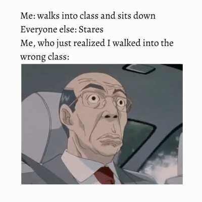 *Awkwardly blunders out of the room*