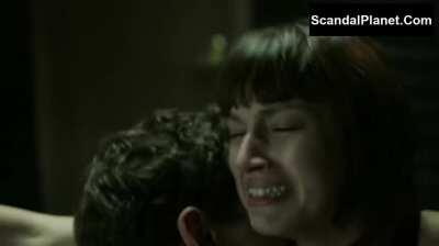 Ursula Corbero bathroom sex scene from Casa de Papel