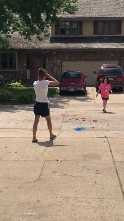 Karen mad about loud fireworks (NSFW)