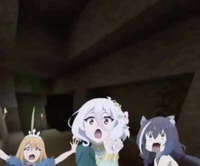 Creeper-chan busting a big one