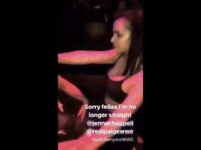 Paige showing off her moves 😏