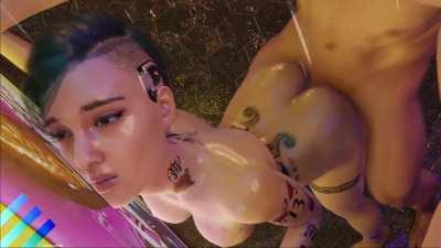 Judy Alvarez fucking in the rain (Sound Update) (Echiee) [Cyberpunk 2077]