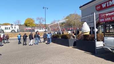 Eff protest in Queenswood.