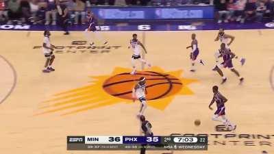 [Highlight] Jaden McDaniel's on-ball defense on Kevin Durant and the Phoenix Suns