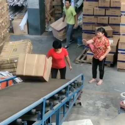 Sometimes it's not the shipping that takes so long, but the trip up the conveyor belt...