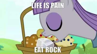 Eat rock