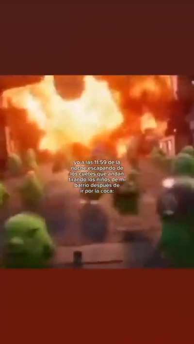 Una vez me pasó pero en carnaval xd